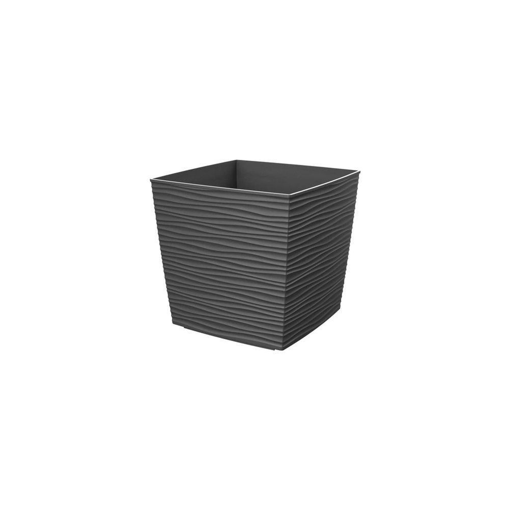 Gardino Saksija Finesa kvadrat 30x30x29 Antracit slika 1