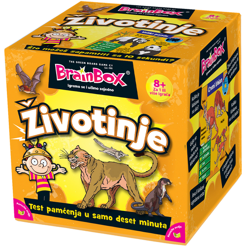 Brainbox društvena igra Životinje HR 98502 slika 1