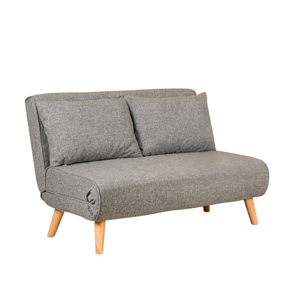 Folde 2-Sjedalni - Svijetlo Siva Sofa na Razvlačenje slika 5