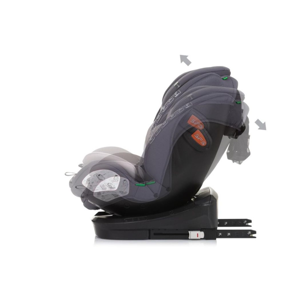 Chipolino Autosjedalica Volare i-Size 40-150cm Isofix Stkvlr02402gn, Granite slika 5