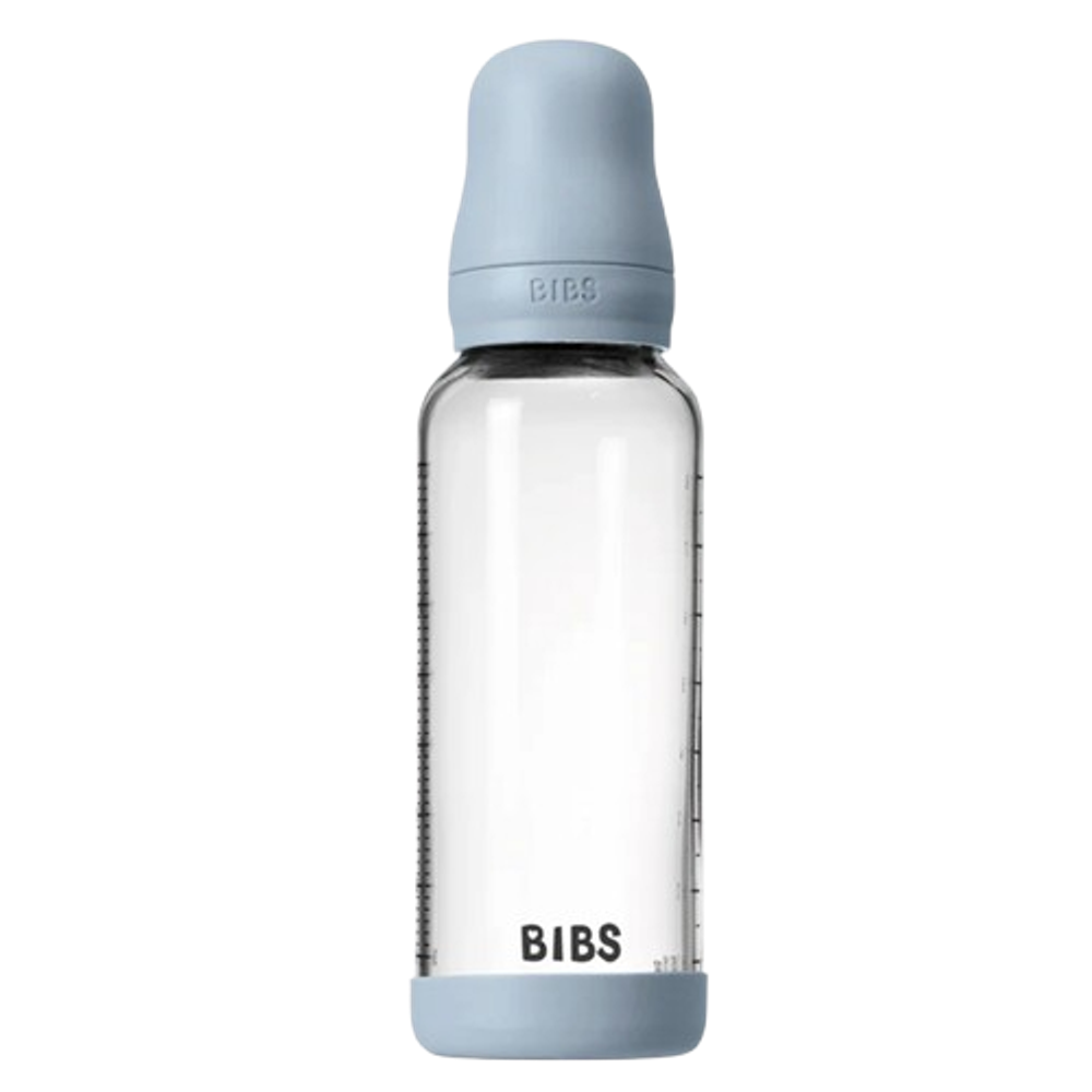 Bibs Staklena flašica za bebe Latex 240ml, Medium Blue slika 2
