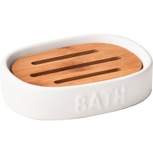 TENDANCE Posuda za sapun Bath 12,5x9,5x3,2cm Bijela