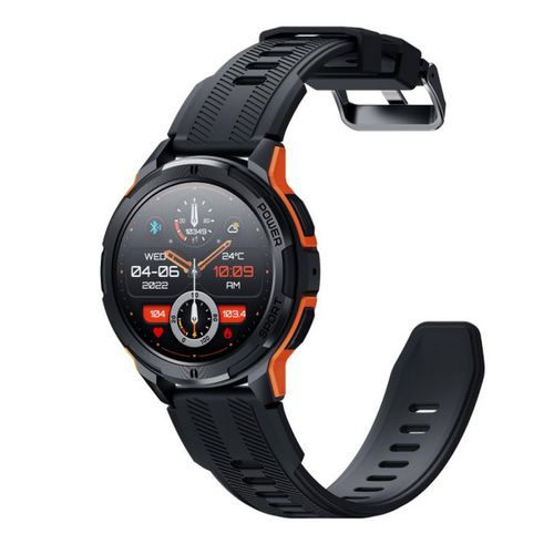 Oukitel BT10 Smart Watch Sport Rugged 410mAh/Heart rate/SpO2/Accelerometer/crno-narandzasti slika 7