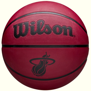 Wilson nba team tribute solid miami heat ball wz4025416xb