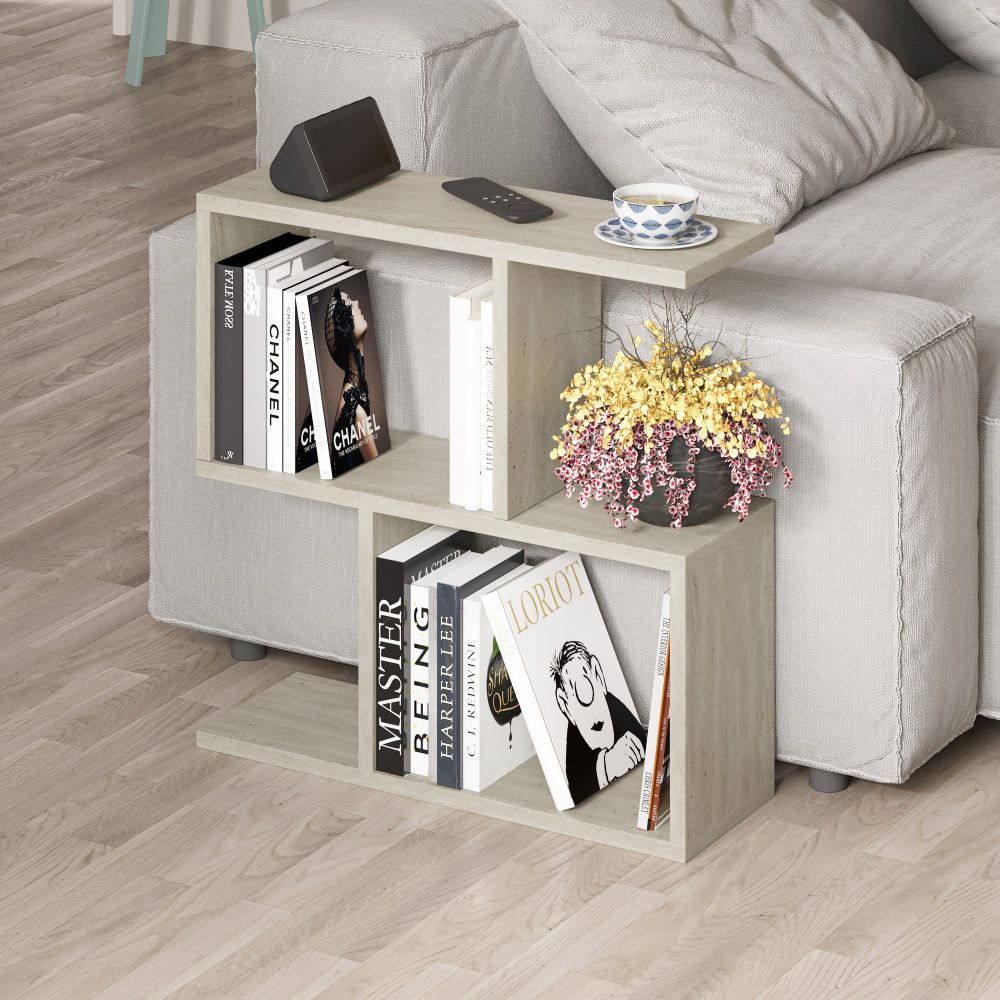 Sto za kafu "Homemania" boja kamena travertine slika 1