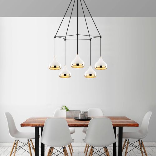 Yıldo - 6886 White
Black
Gold Chandelier slika 1