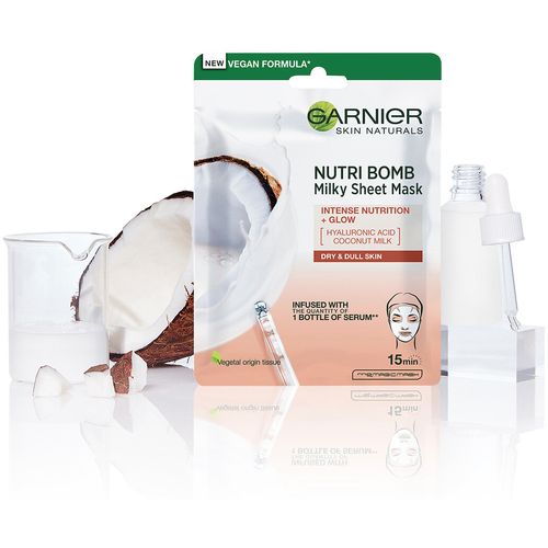Garnier Skin Naturals Nutri Bomb tekstilna maska za lice sa kokosovim mlekom 28g slika 6