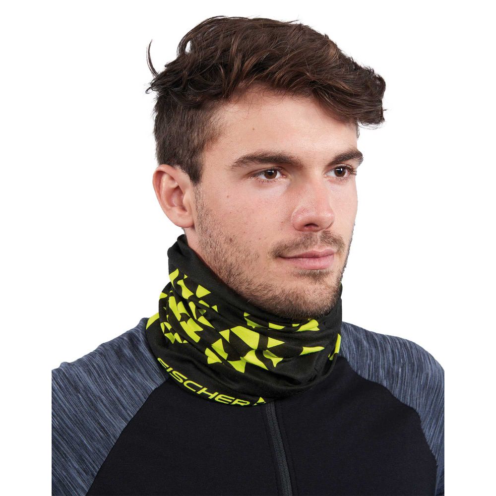 Fischer Bandana CI Logo Black/Neon Yellow slika 1