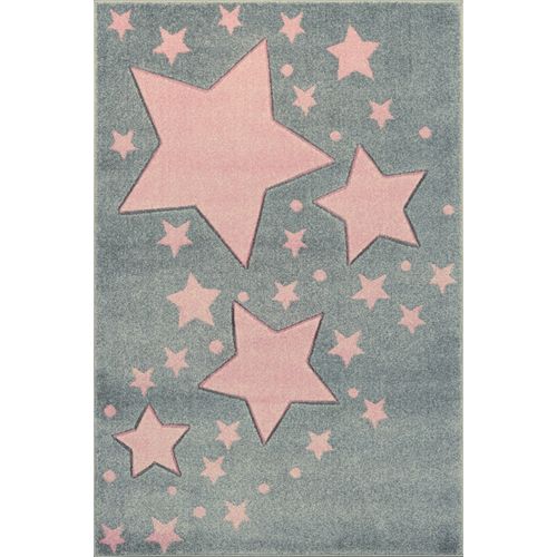 Dječji tepih STARLINE - sivi/rozi - 160*220 cm slika 1