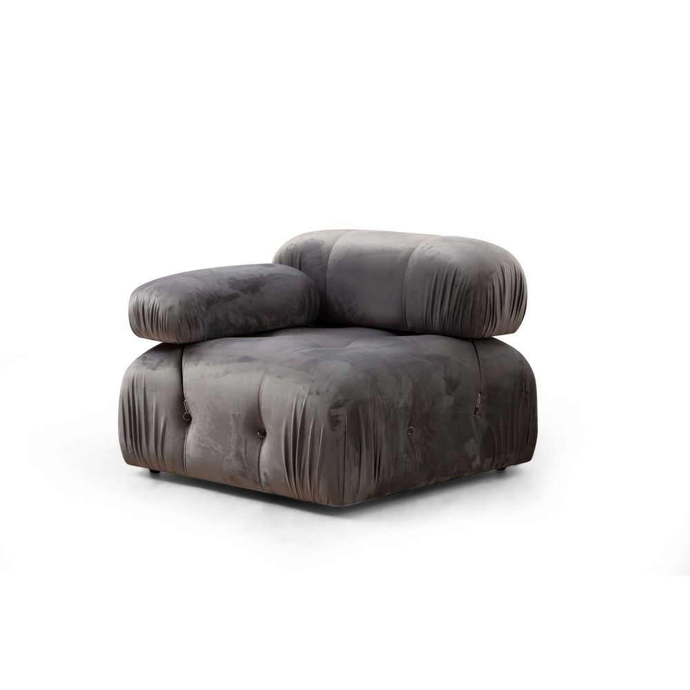 Bubble L1 - Siva Sofa za Jednu Osobu slika 1