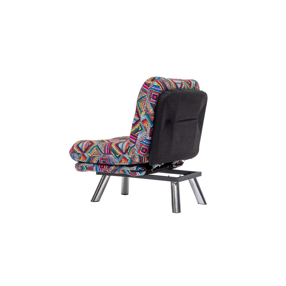 Misa Small Solo - Patchwork Multicolor Sofa na Razvlačenje za Jednu Osobu slika 8
