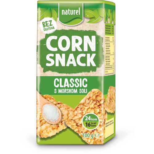 Naturel Corn Snack s morskom soli 100 g slika 1