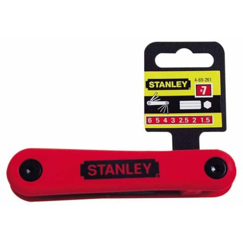 Stanley sklopivi imbus ključevi 7 kom. /1.5-6mm/ slika 1