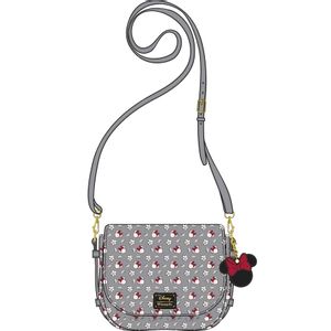 Loungefly torba Disney Minnie Grey AOP XBODY