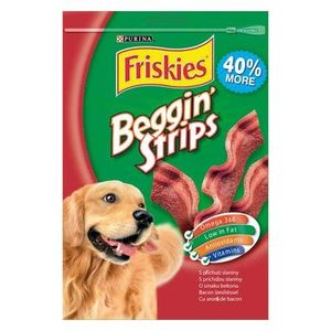 Friskies Beggin' Strips, poslastica za pse s okusom slanine, 120 g 