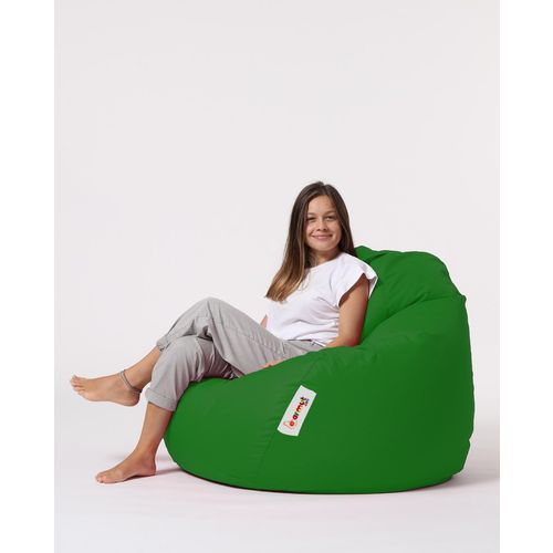 Atelier Del Sofa Premium XXL - Green v2 Green Garden Bean Bag slika 9