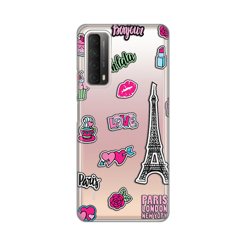 Torbica Silikonska Print Skin za Huawei P Smart 2021 Love Paris slika 1