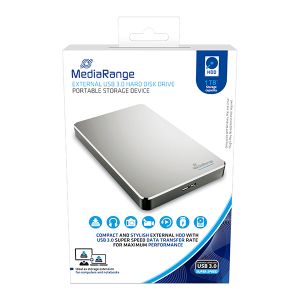 MediaRange Eksterni HDD 1TB, USB 3.0, srebrni , MR996