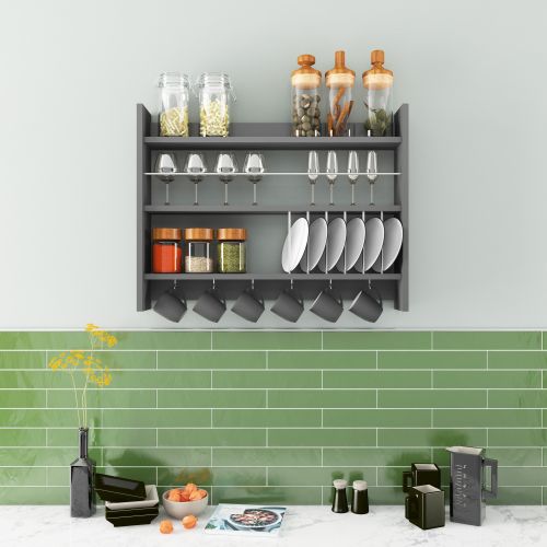 Kolin - Anthracite Anthracite Kitchen Shelf slika 2