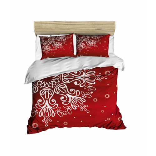 XMAS Posteljina Super King Quilt Cover Set (EU) (IT), crveno
Bijela slika 1