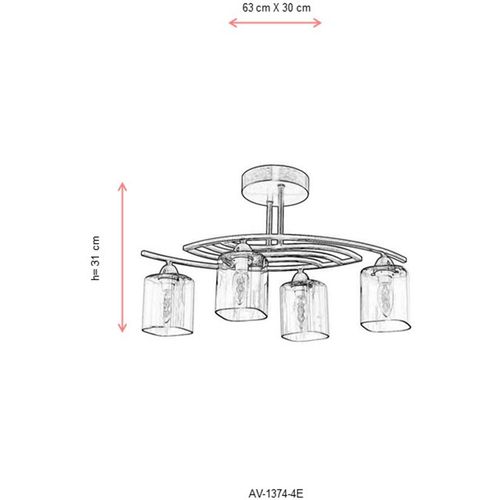 Opviq Luster, AV-1374-4E slika 4