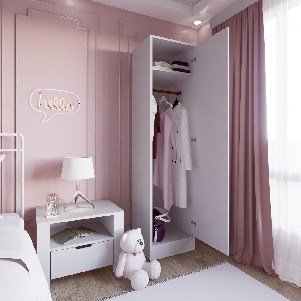 Daisy 1600-38 - Bijela Mat Ormar slika 4