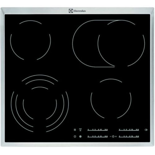 Electrolux EHF46547XK Ugradna staklokeramička ploča, Direct Touch komande na dodir, proširive zone, INOX ram slika 1