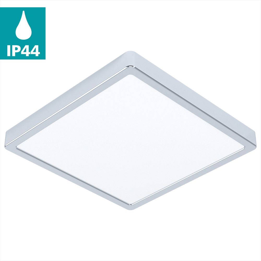 Eglo Fueva 5 nadgradna led, 20w, 2300lm, ip44, 285x285, bijela/krom/plastika  slika 4