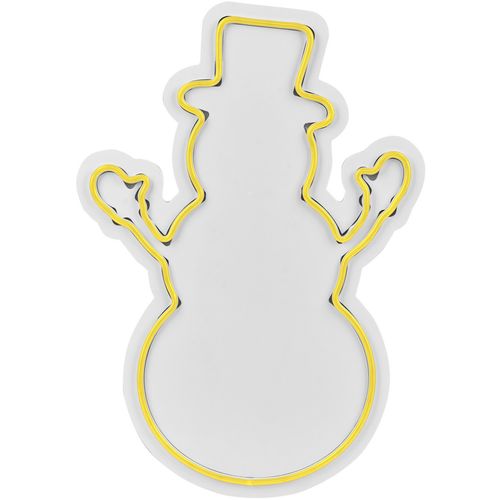 Wallity Ukrasna plastična LED rasvjeta, Snowman - Yellow slika 6