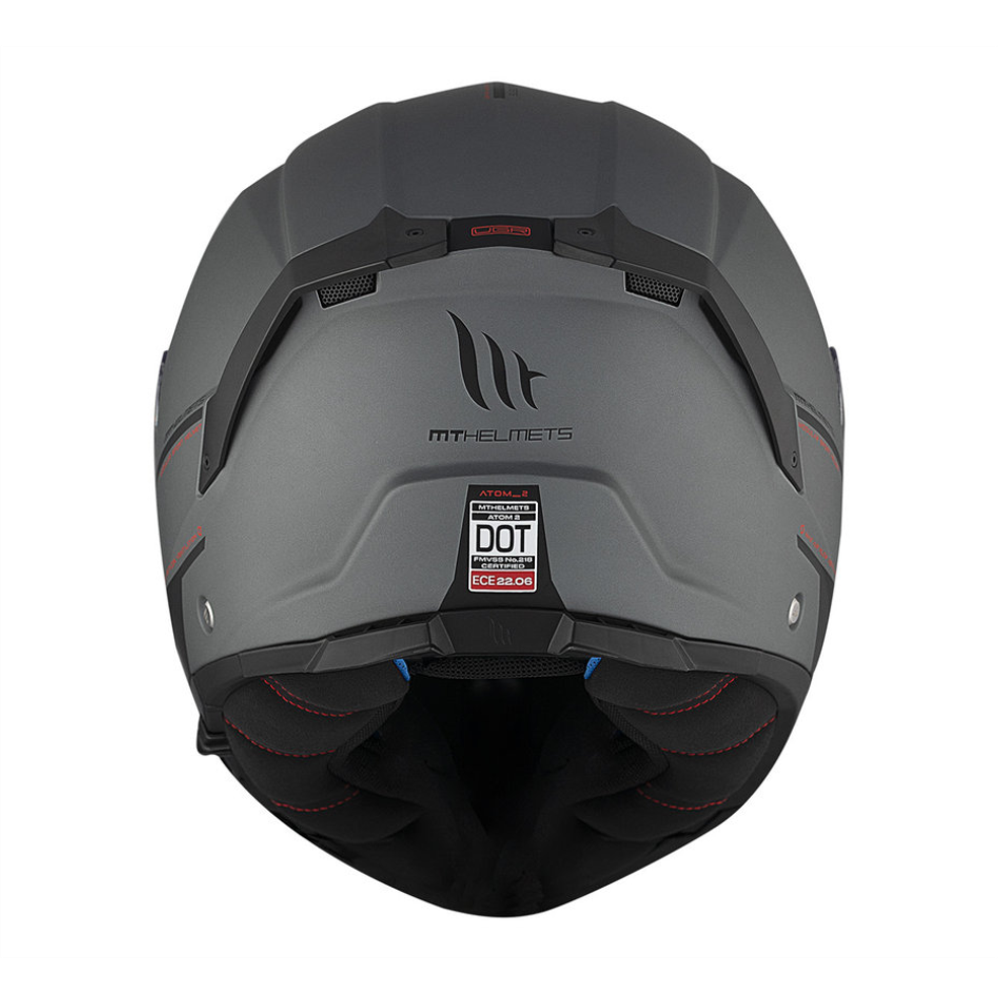 MT Helmets Atom 2 SV Solid A2 Matt Titanium slika 4