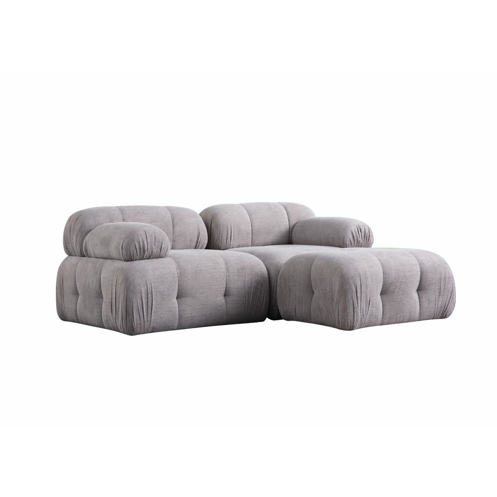 Petite 2 - Svijetlosiva Ugaona Sofa slika 4