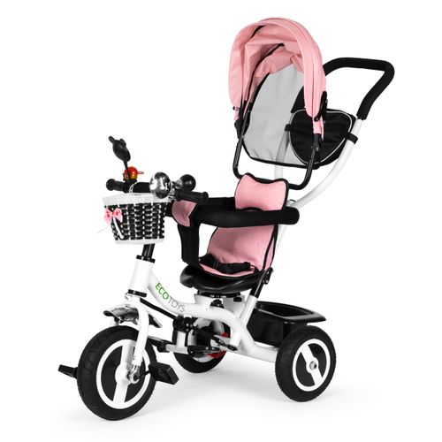 Ecotoys tricikl, pink  slika 2