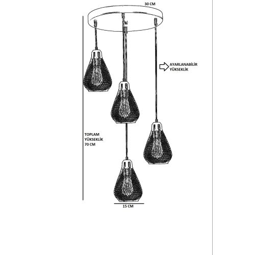 Opviq Luster Armut 8717-4 slika 4