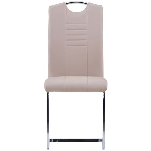 Konzolne blagovaonske stolice od umjetne kože 2 kom cappuccino slika 9