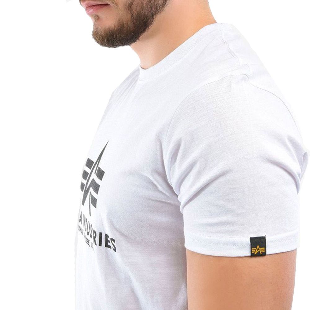 Alpha Industries Muška majica kratkih rukava Basic, Bijela slika 4