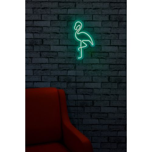 Wallity Ukrasna plastična LED rasvjeta, Flamingo - Green slika 13