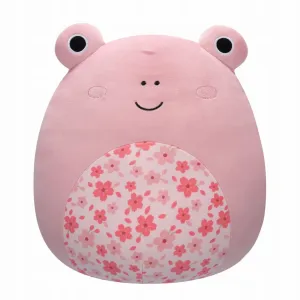 Squishmallows 30cm - kline - roza žaba s trbuščićem boje trešnjina cvijeta