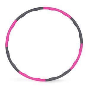 ModernHome hula hoop za vježbanje i masažu roza 90cm