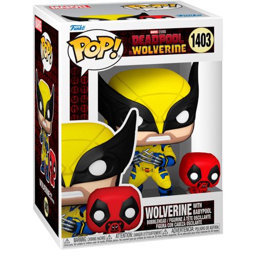 POP figure Marvel Deadpool &#38; Wolverine - Wolverine with Babypool slika 2