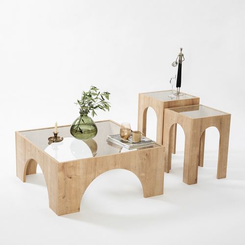 Seine 2 - Oak, Transparent
 Oak
Transparent Coffee Table Set slika 9