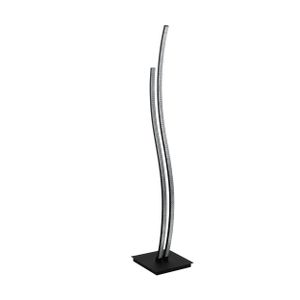 Eglo podna lampa lejias led 16w 3000k 2050lm crno/prozirno v:1230mm