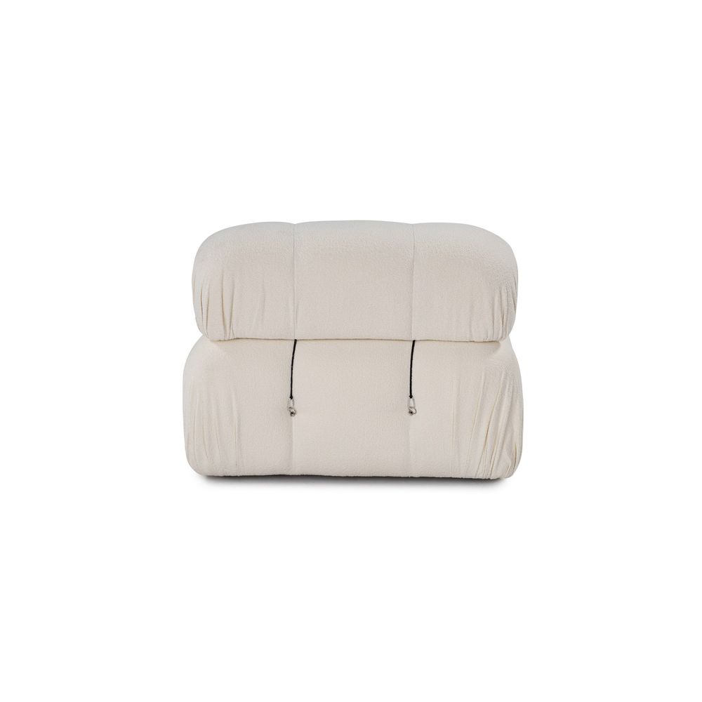 Bubble O1 - Bež Bijeli Sofa za Jednu Osobu slika 8