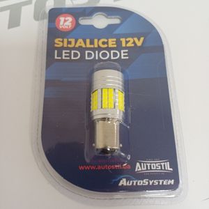 AutoSystem LED Sijalica 12V BA15S 22W CANBUS - Bijela