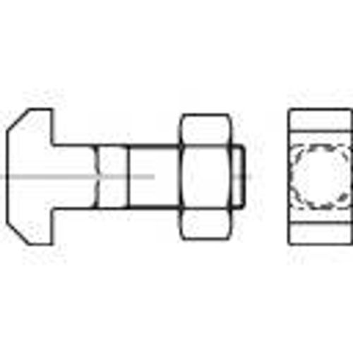 TOOLCRAFT 105958 vijak s čekić glavom M8 80 mm kvadratni DIN 186 čelik 25 St. slika 1