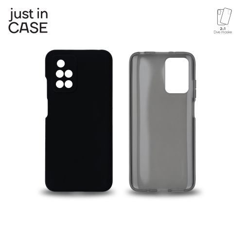 2u1 Extra case MIX paket CRNI za Redmi10/Redmi Note 11 slika 2