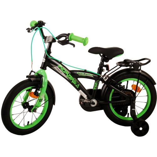 Dječji bicikl s dvije ručne kočnice Volare Thombike 14" crno-zeleni slika 14