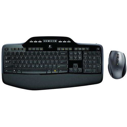 Tipkovnica + miš Logitech MK710 Wireless, crna slika 2