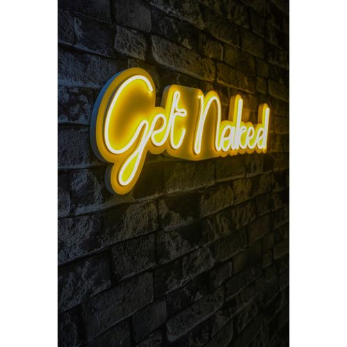 Wallity Ukrasna plastična LED rasvjeta, Get Naked - Yellow slika 8