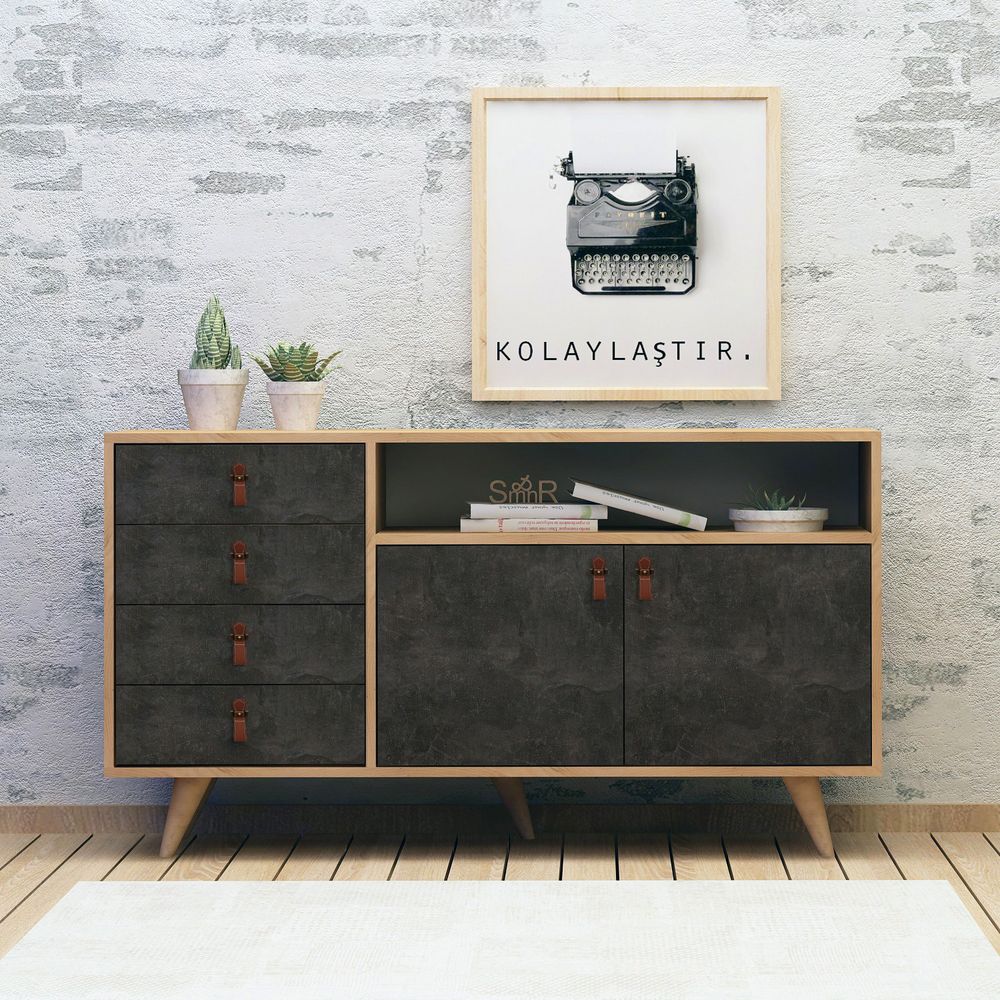 Tamnosiva konzola Pagina Oak slika 1