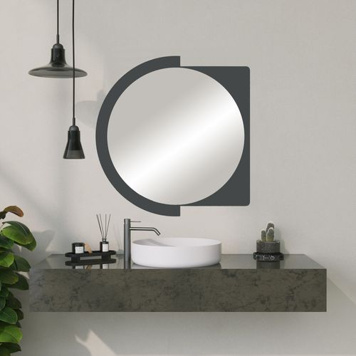 Lucky Mirror - Black Black Decorative Mirror slika 5